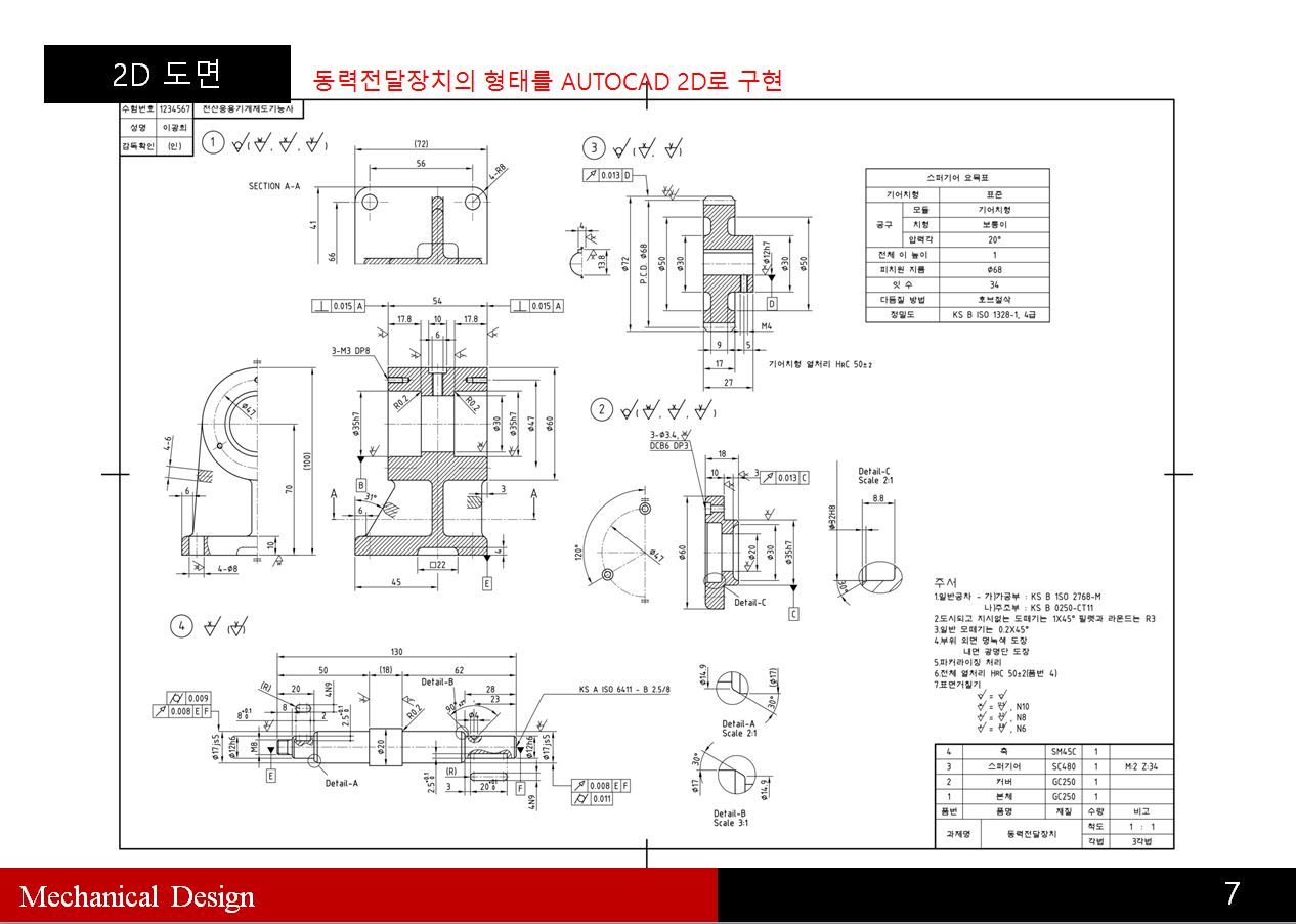 <설계직종취업률 우수 훈련기관 선정> 캐드(CAD) 초급